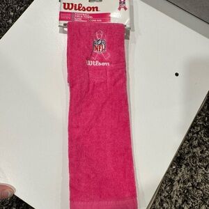 Wilson Bright Pink Football Towel